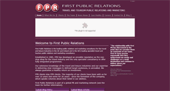 Desktop Screenshot of firstpr.co.uk